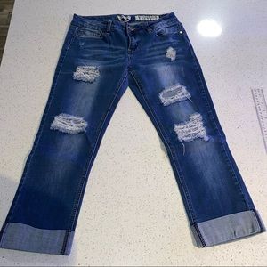 Indigo Rein stretch capri’s